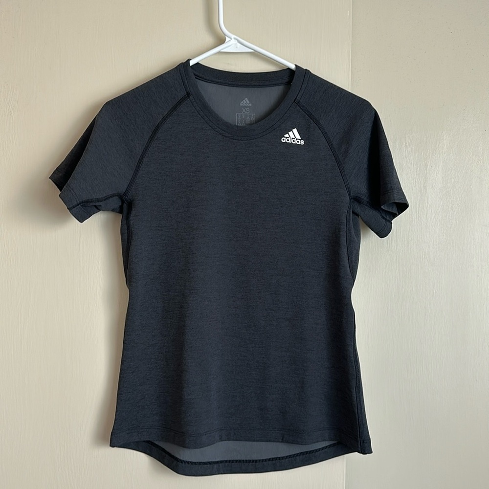 New Adidas Aeroready Grey Active Shirt